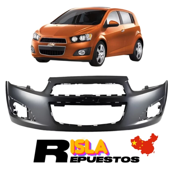 Parachoque Para Chevrolet Sonic 2012 2016 1.4